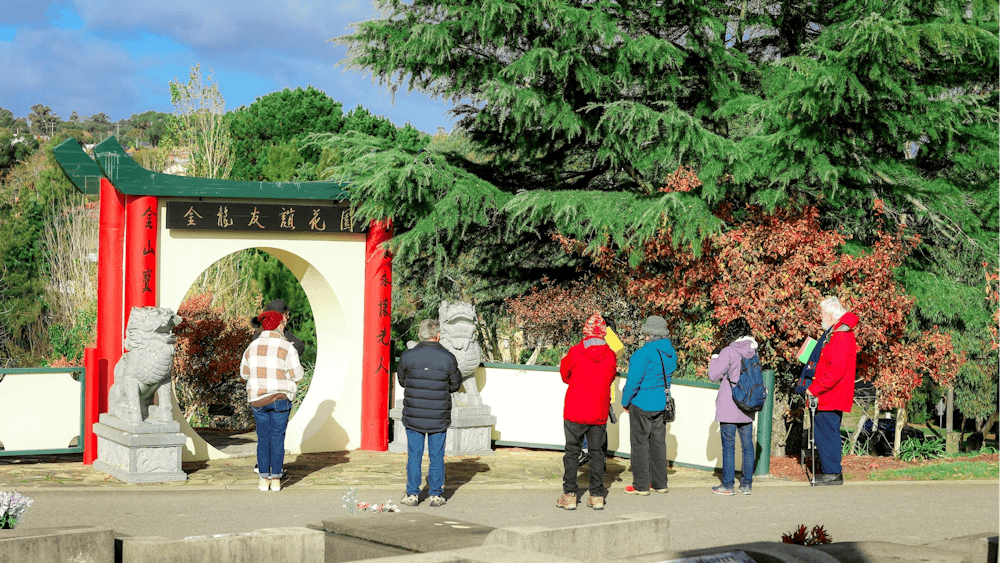 Tour of the Chinese Section Ballarat New Cemetery image